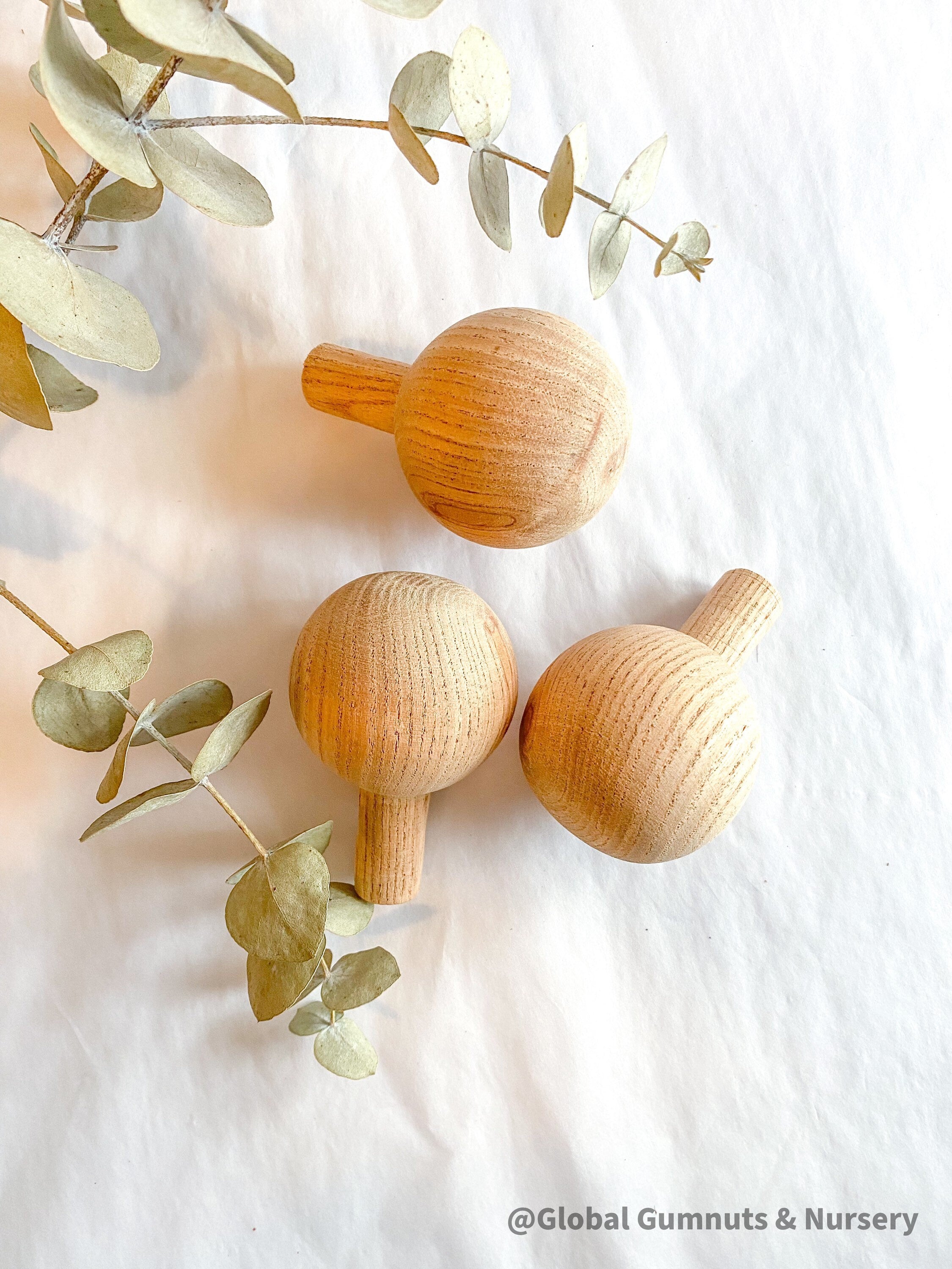 Handmade Wooden Forrest Trees: Set of handcrafted wooden Christmas trees by Emily’s Design.