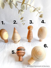 Handmade Wooden Forest Christmas Trees: Beautiful handcrafted forest trees made of wood, perfect for festive decorations or small world play.