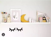 Sleepy eyes decor, a whimsical touch for nursery or kids' rooms.