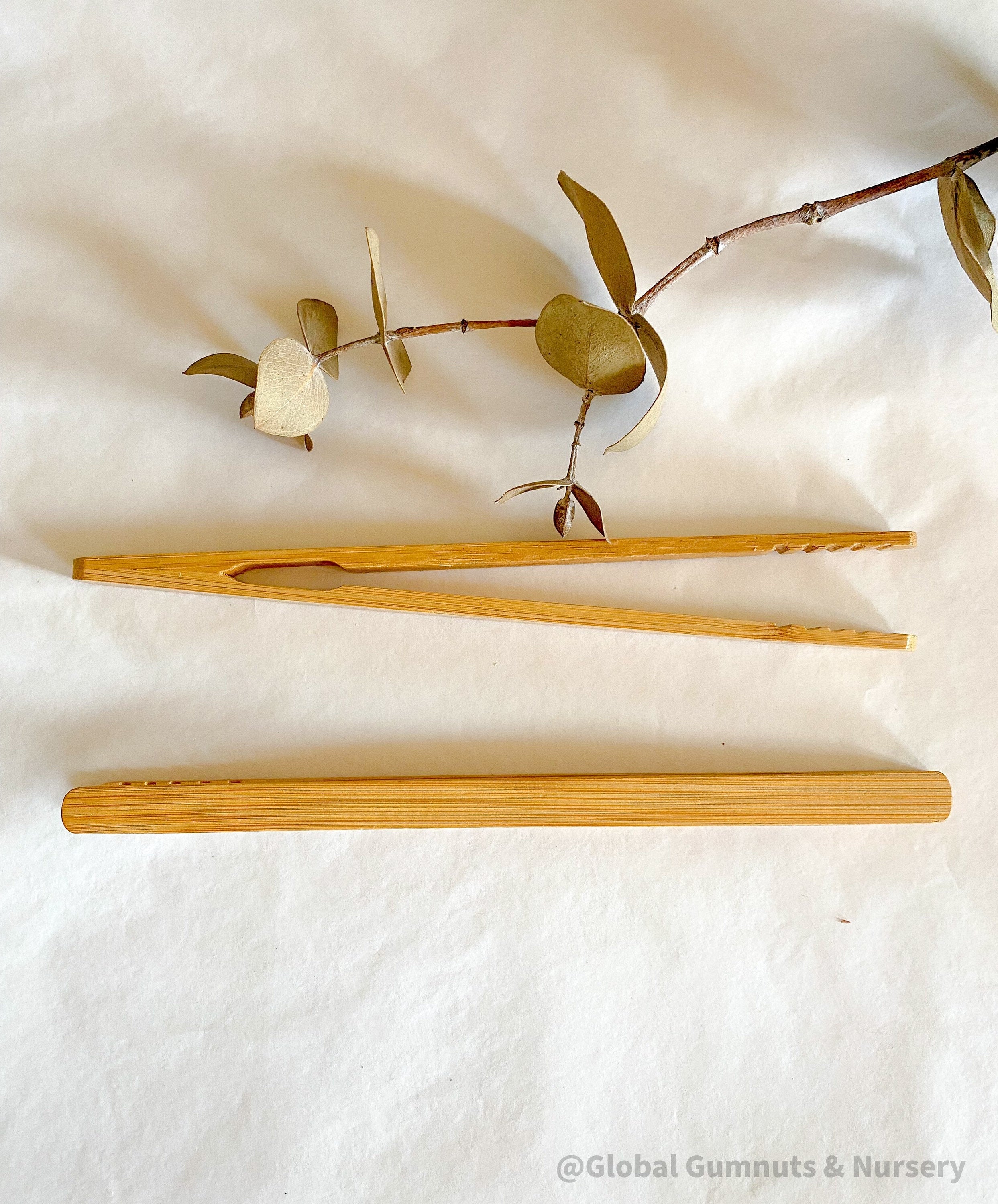 wooden baby tongs: early learning tongs for developing fine motor skills.