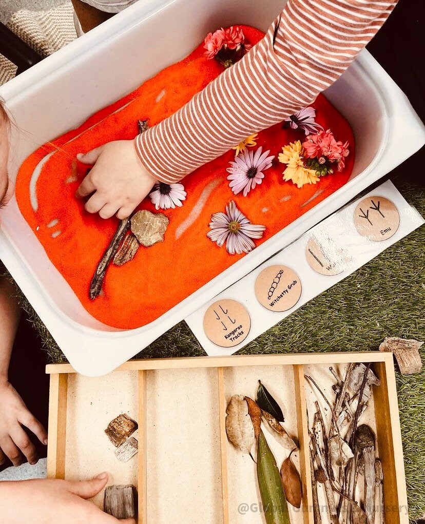 Indigenous Symbols (Birch Wood): NAIDOC Week educational set in natural wood.