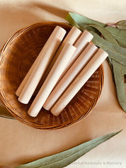 Rodillo de madera infantil 15cm x 2cm