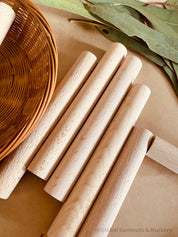 Rodillo de madera infantil 15cm x 2cm