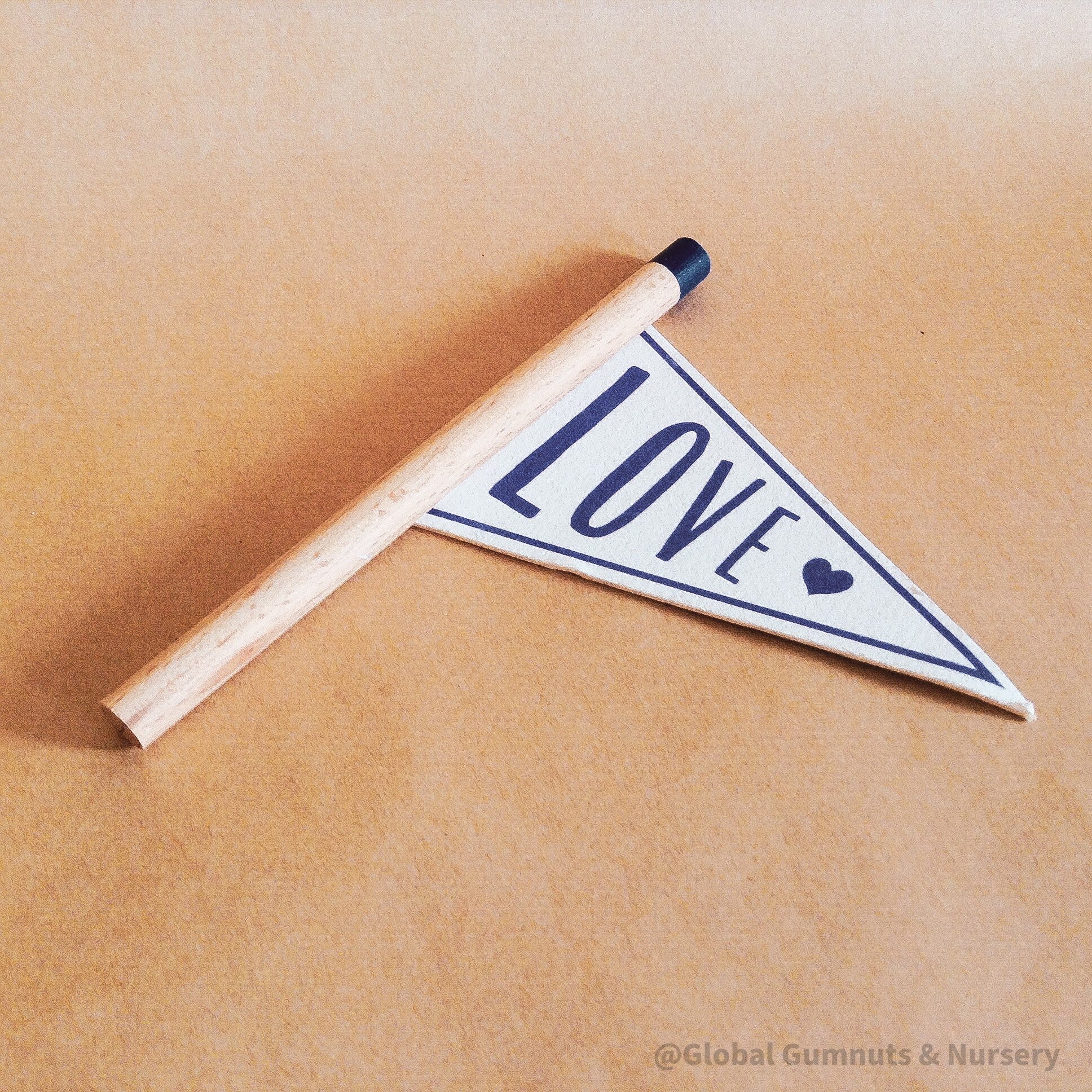 LOVE flag decor piece, a charming way to say "I love you" and share heartfelt messages.