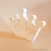 Crown Princess Wooden Puzzle – Statement Decor: Elegant wooden crown puzzle, doubling as a playful toy and decorative piece.