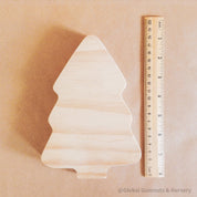 Natural Wooden Christmas Tree: Handmade wooden tree for festive decor or craft projects.