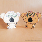 Koala shelfie, a handmade decor piece celebrating the Australian koala.