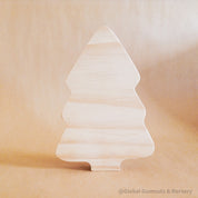 Natural Wooden Christmas Tree: Handmade wooden tree for festive decor or craft projects.