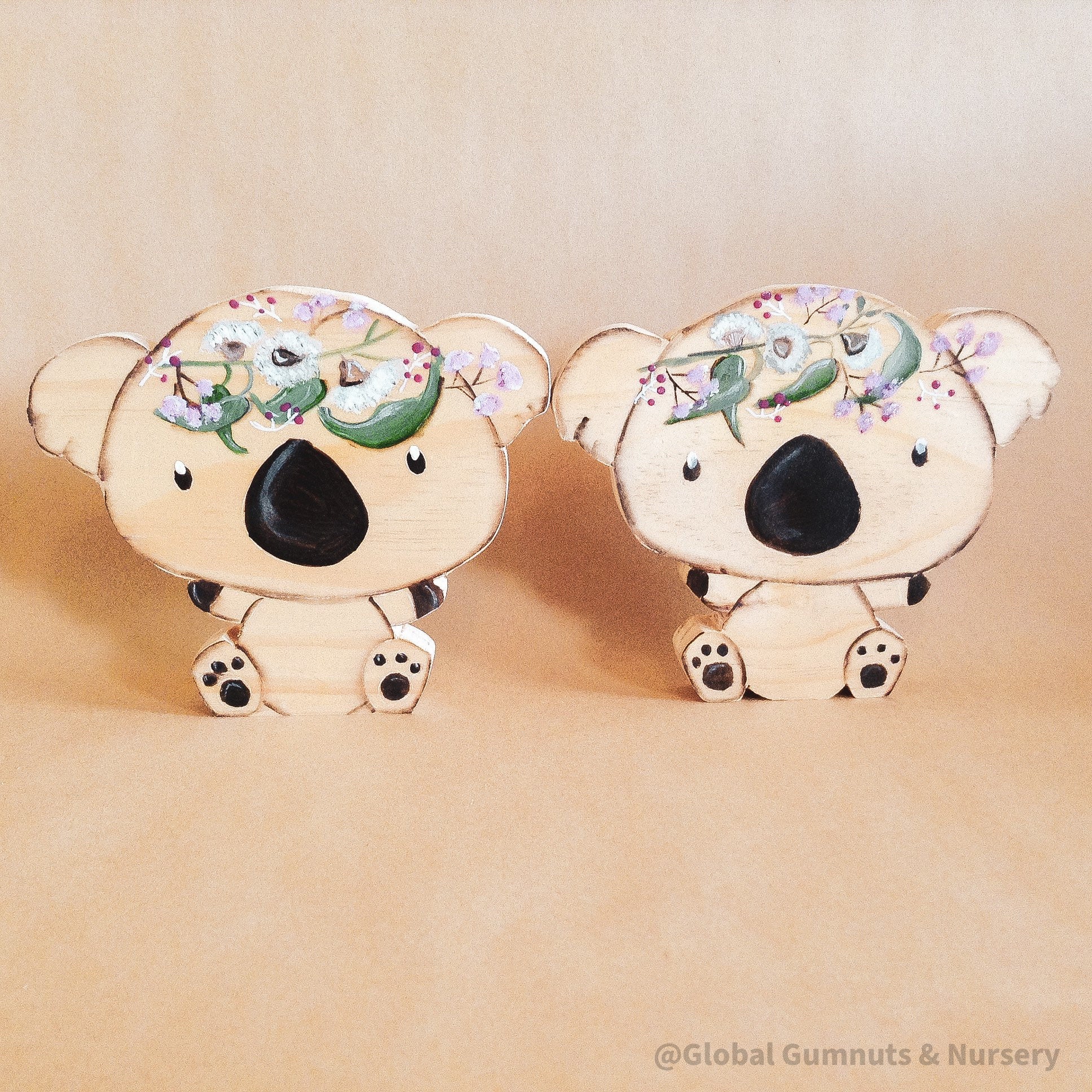Koala shelfie, a handmade decor piece celebrating the Australian koala.