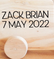 Handmade wooden dog figurine, a playful toy and thoughtful first gift for animal-loving children.