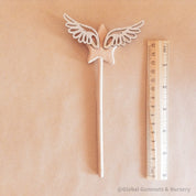 Wooden Star Wand: Playful star wand for fairy-themed activities and gifts.