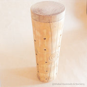 Natural cylindrical music shaker (22.5x6.5cm), a versatile percussion instrument.