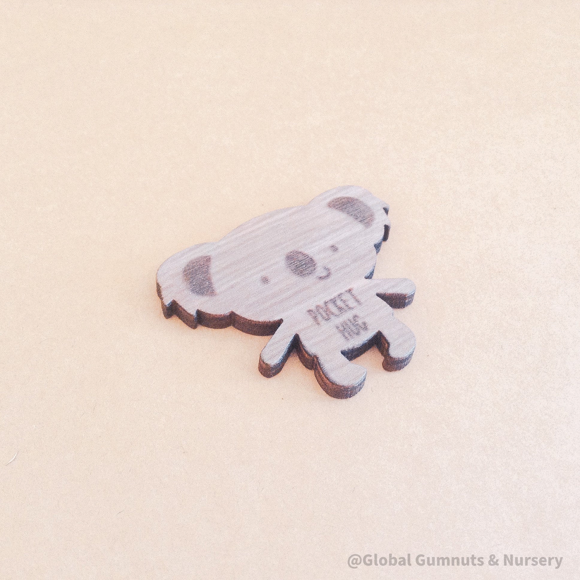 Wooden Koala Hug token, a small, comforting reminder of care, perfect for sharing "a little hug."