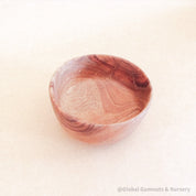 Campfour Laurel Wood Trinket Dish: Rustic charm bowl perfect for small items or display.