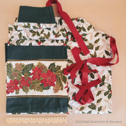 Christmas Aprons – Chef Edition: Festive aprons for kitchen or daycare use during holidays.