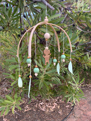 Koala Baby Mobile: Felt and wood nursery mobile featuring a koala.