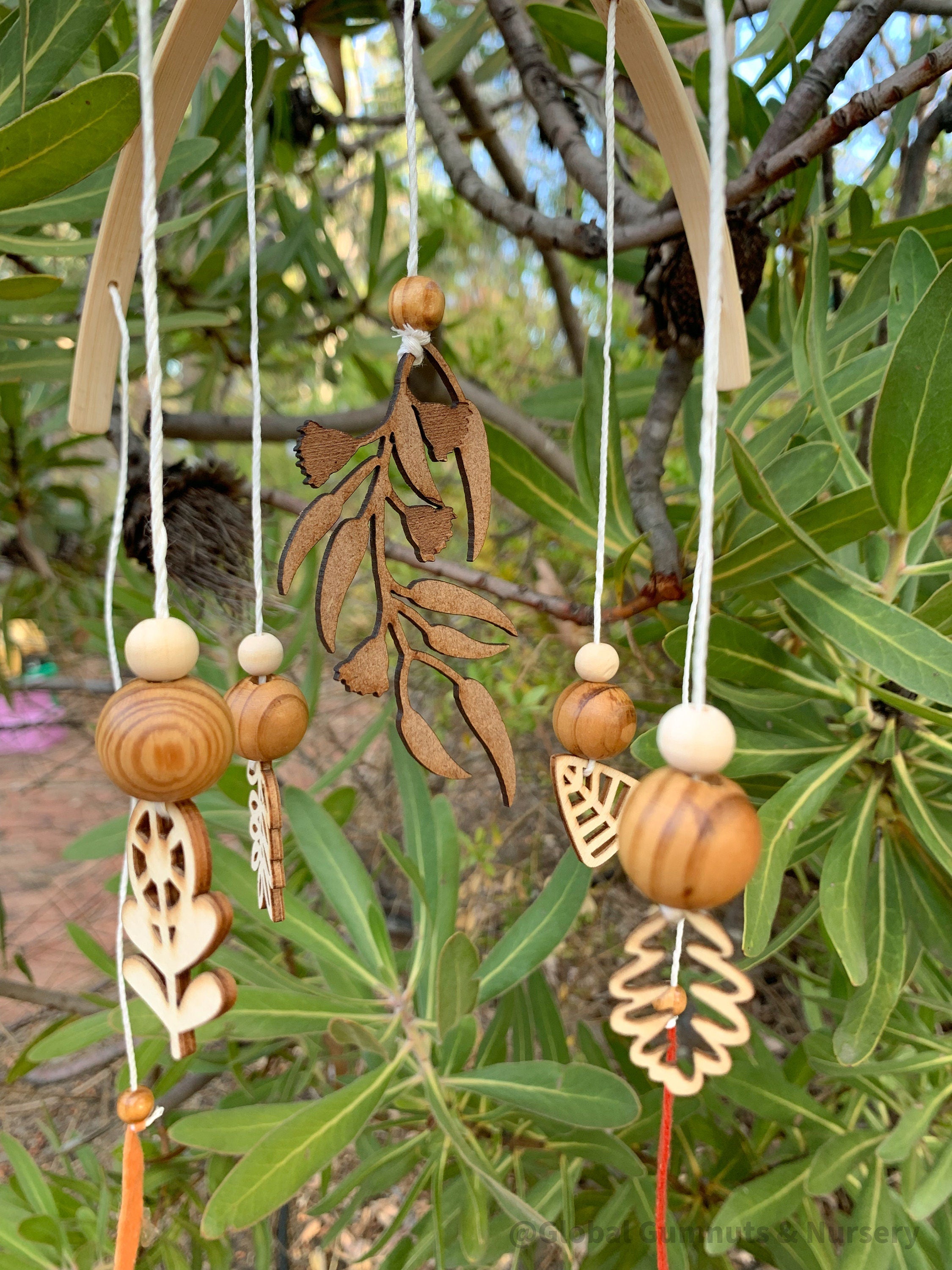 Autumn Baby Mobile: Handmade mobile inspired by Australian seasons.