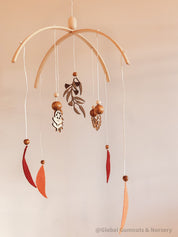 Autumn Baby Mobile: Handmade mobile inspired by Australian seasons.