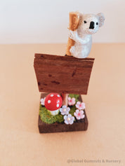 Dainty handmade fairy garden signs, crafted in WA Southwest, perfect for magical garden setups or whimsical decor.