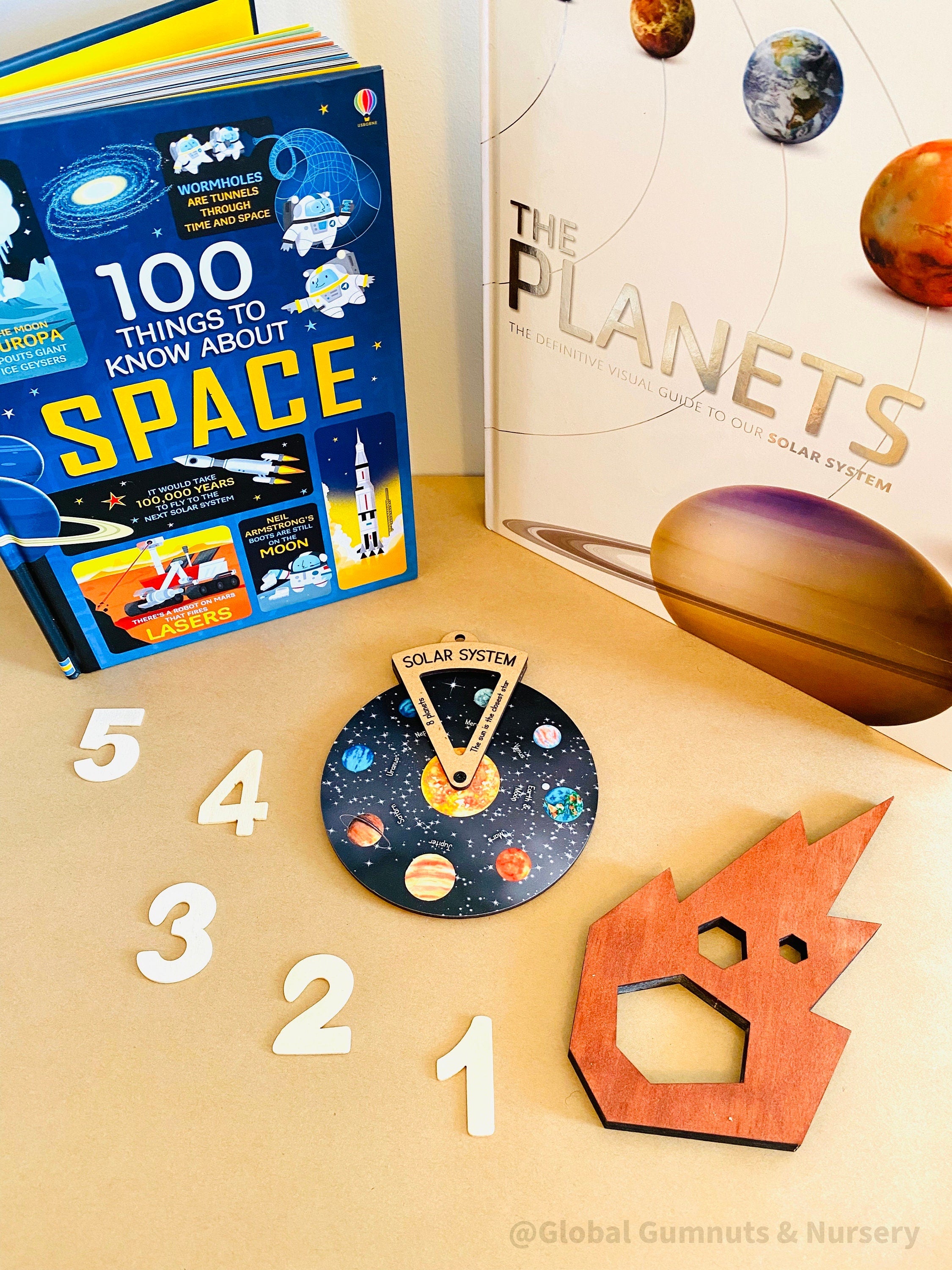 11-piece plastic space explorer figurine set with astronauts, rockets, and space vehicles. Inspires imaginative play and learning about the cosmos!