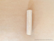 10cm Rolling Pin: Small wooden rolling pin for crafting and sensory activities.