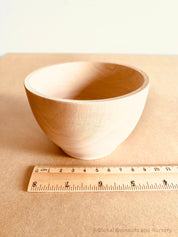 Handmade Pine Bowl: Artisan-crafted Pine wood bowl for home decor or storage.