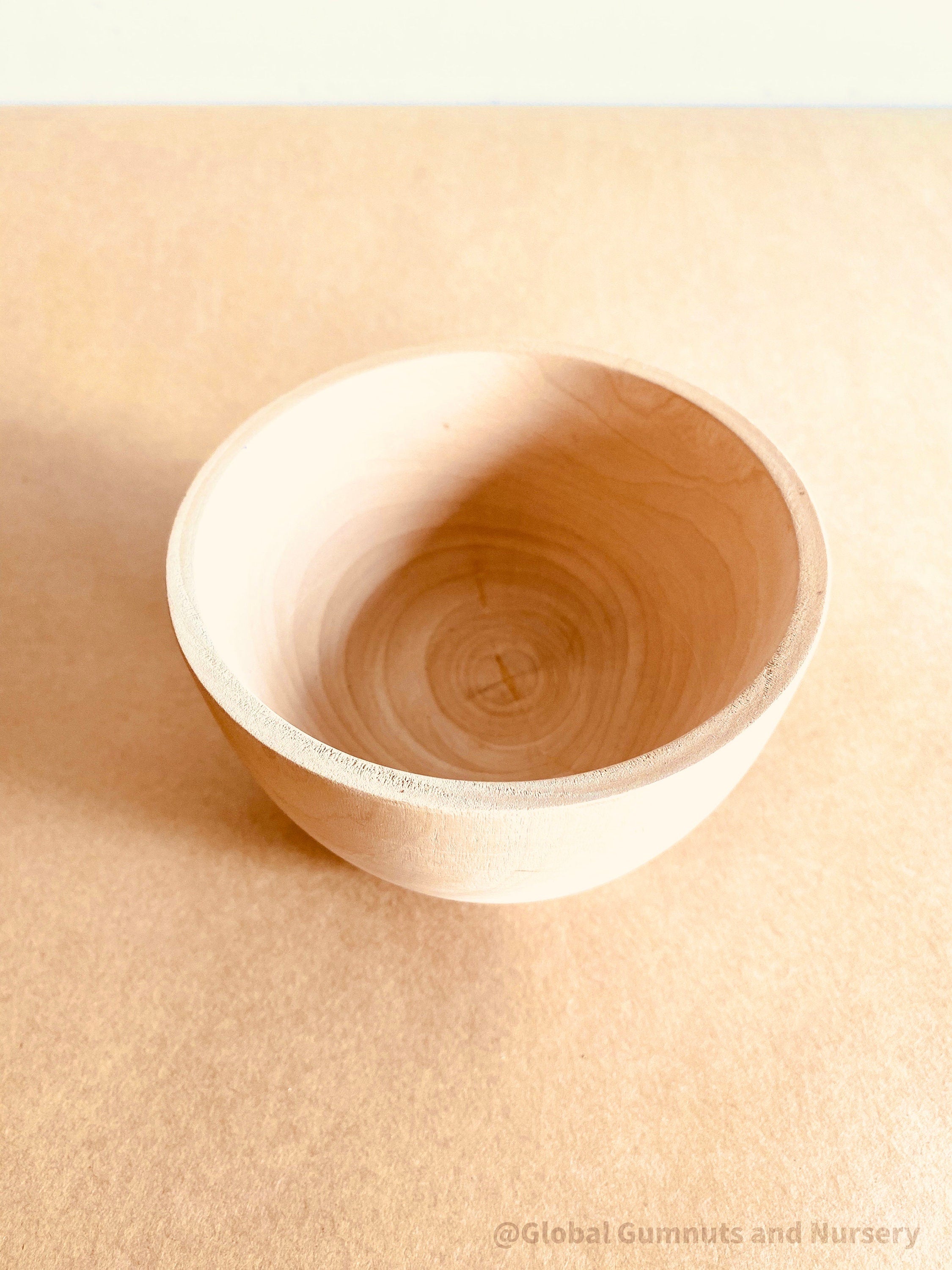 Handmade Pine Bowl: Artisan-crafted Pine wood bowl for home decor or storage.