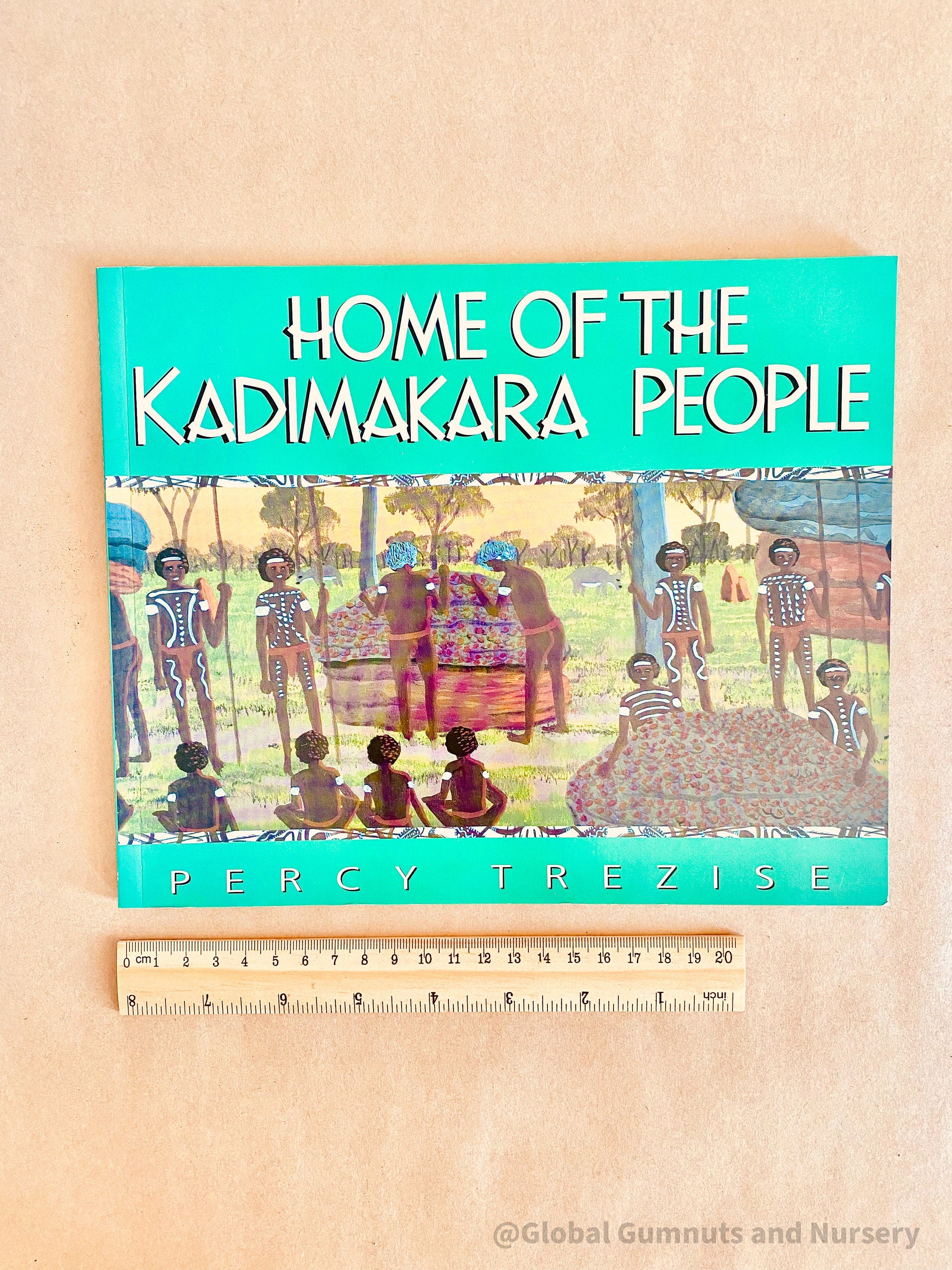 "Home of the Kadimakara People," an Indigenous Dreamtime story celebrating cultural heritage.