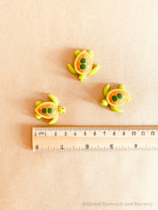mini turtle figurine: adorable mini resin turtle for creative play or display.