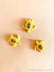 mini turtle figurine: adorable mini resin turtle for creative play or display.