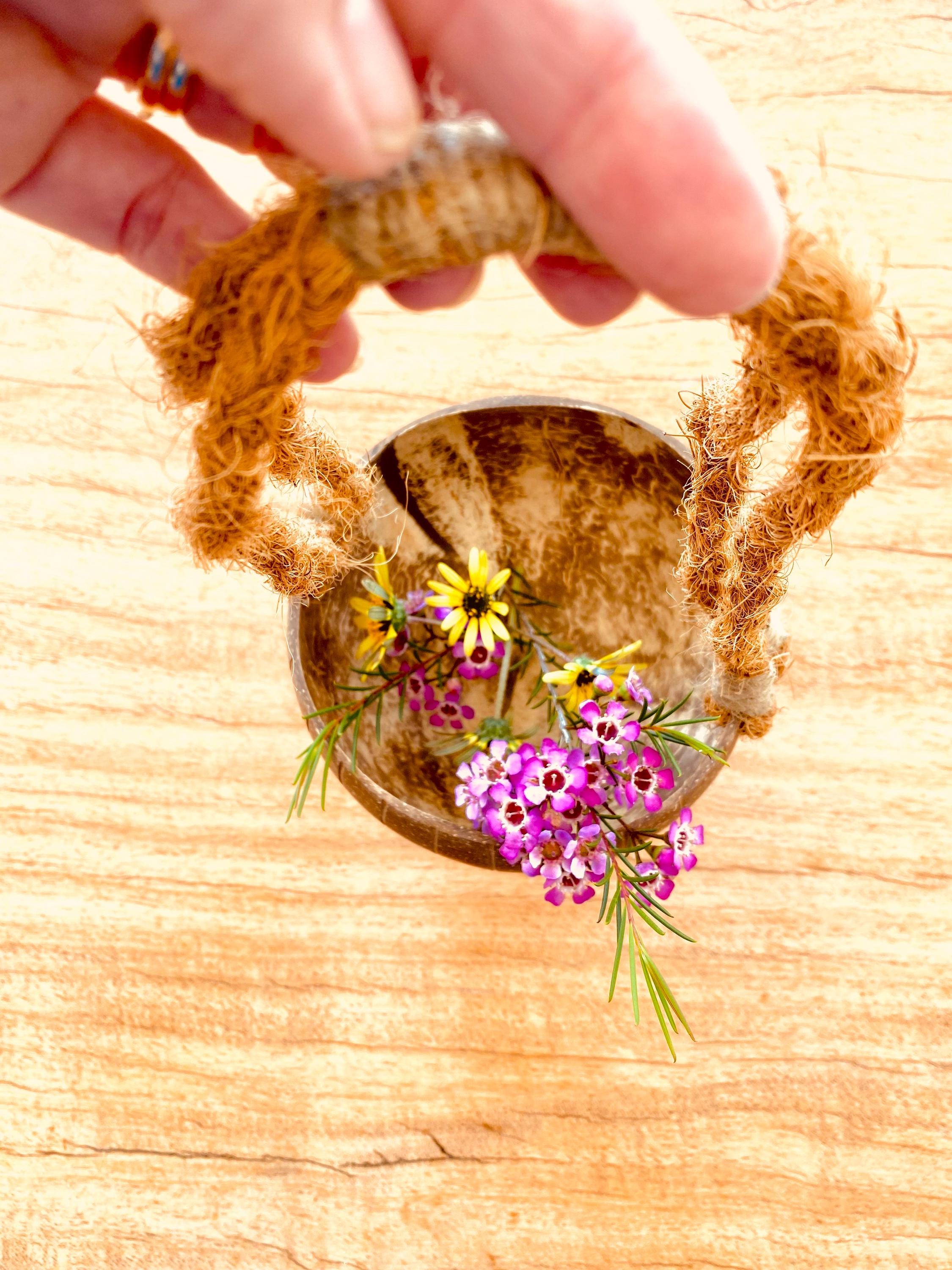 Coconut Play Basket: Eco-friendly play basket designed for beach adventures.