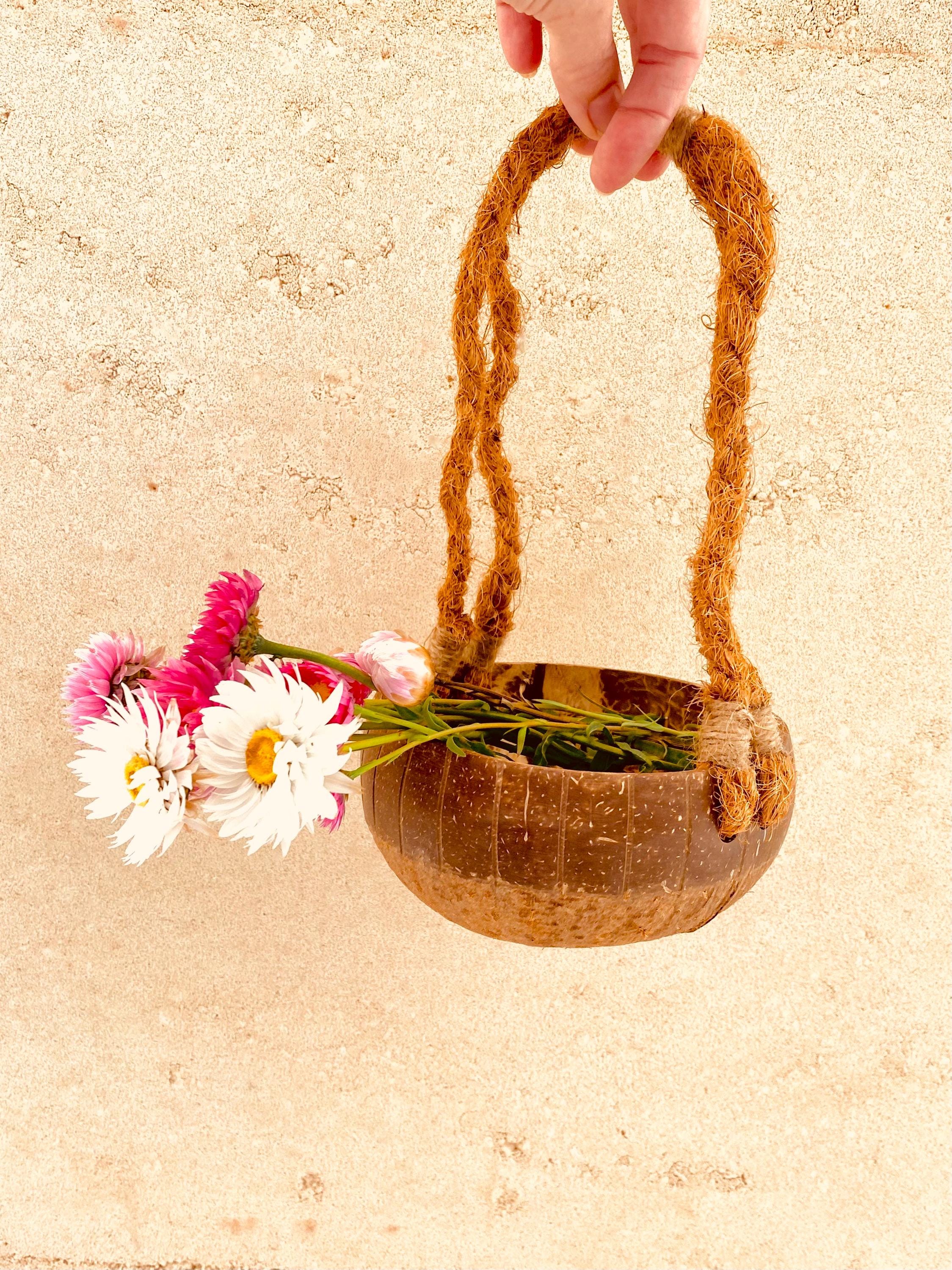 Coconut Play Basket: Eco-friendly play basket designed for beach adventures.