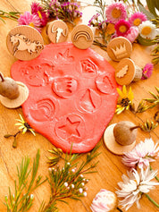 Unicorn Adventures Gumnut Stamps: Eight-piece unicorn-themed stamp set.