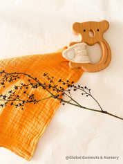 Koala with blankie, a comforting plush for little ones, ideal for cuddles or naptime.