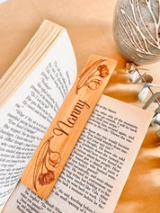 Marque-page Natalie | Marque-pages en bois personnalisés - Cadeaux en édition limitée !