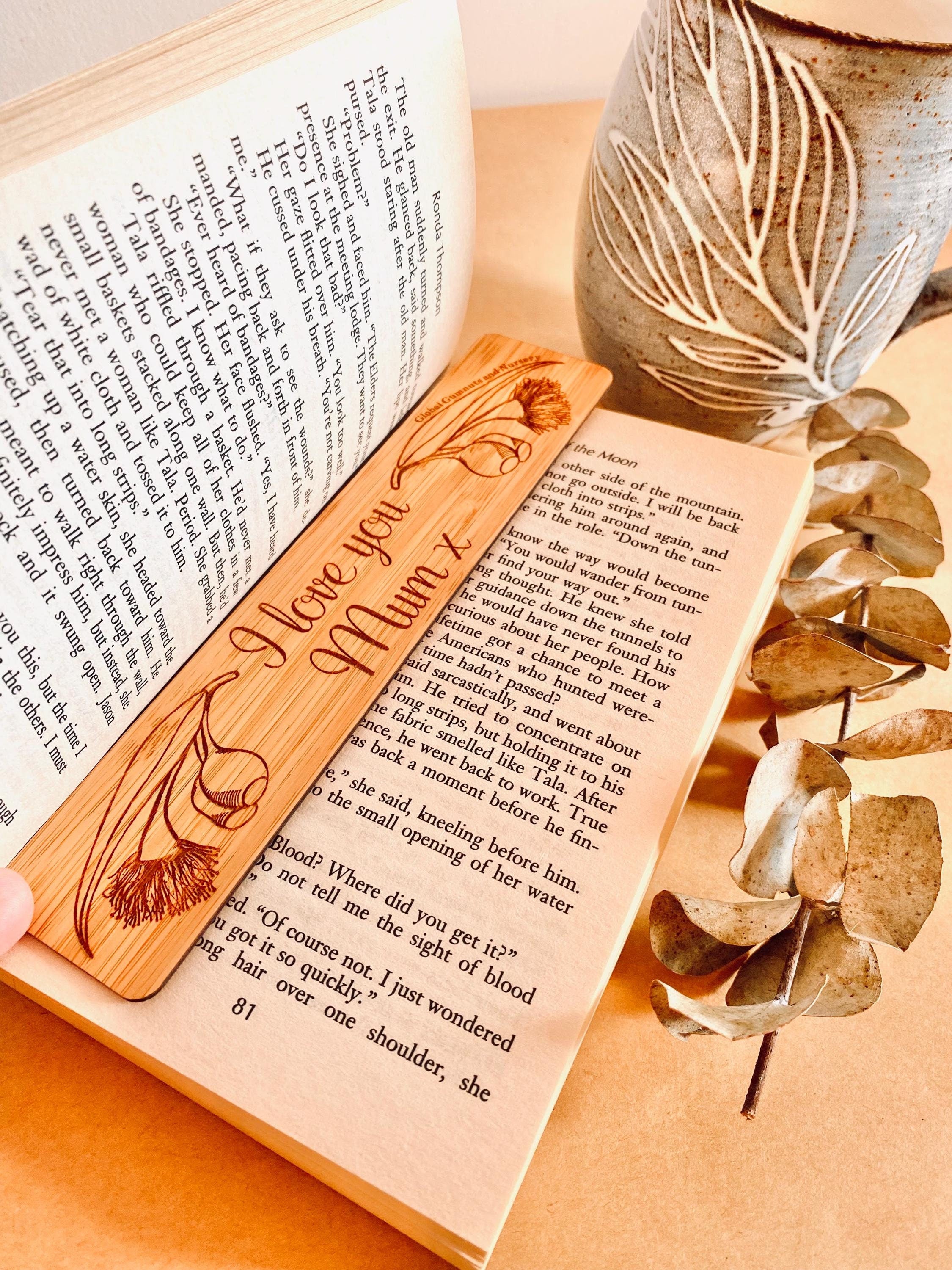 Marque-page Natalie | Marque-pages en bois personnalisés - Cadeaux en édition limitée !
