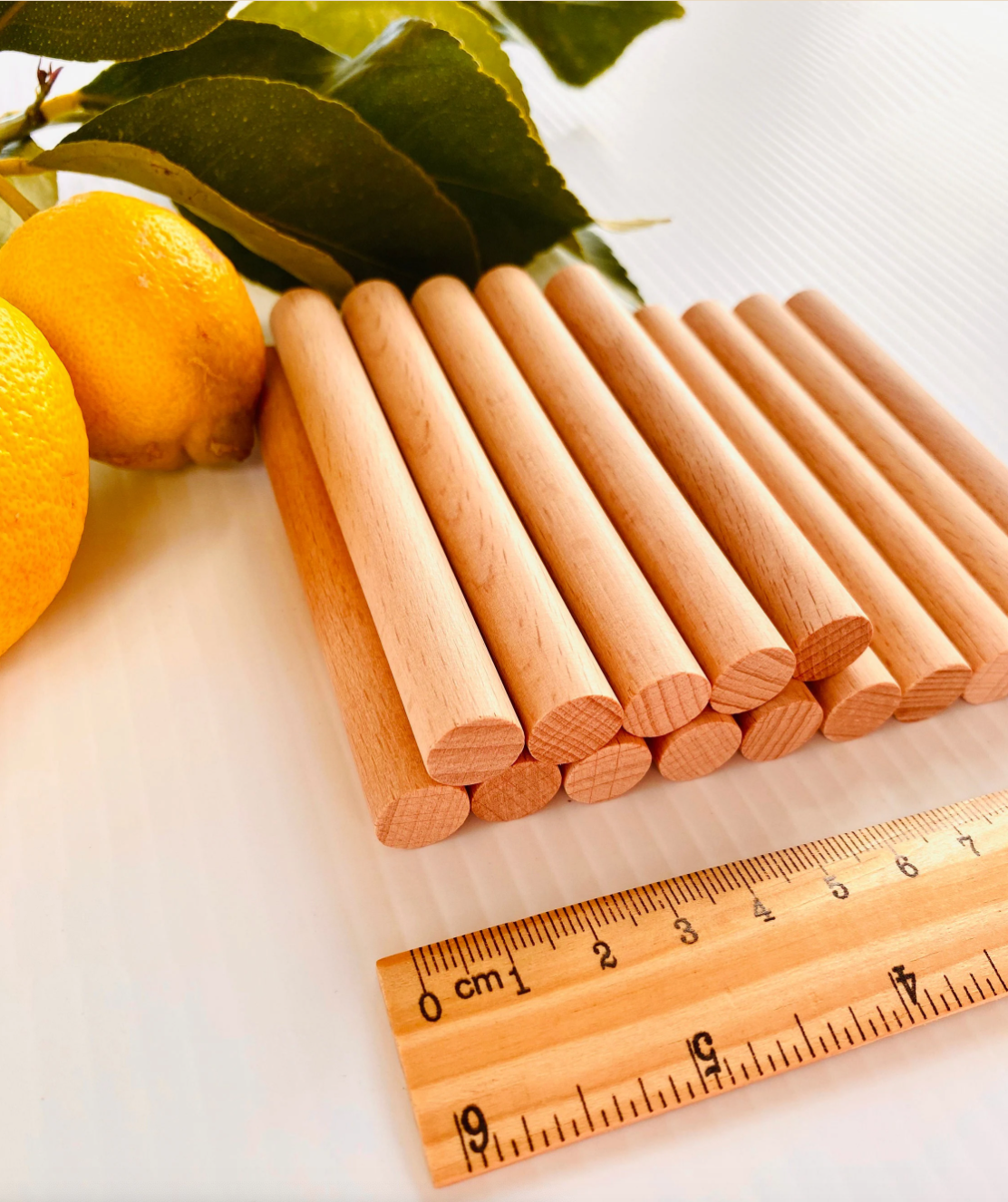 Mini Wooden Playdough Rolling Pins