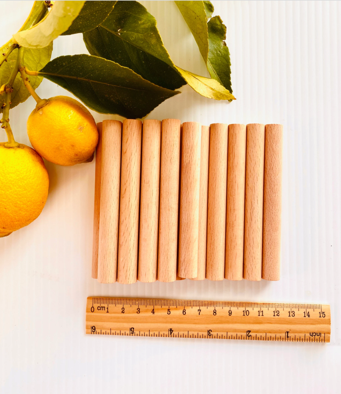 Mini Wooden Playdough Rolling Pins