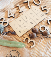 Tableau TENS numéroté en bois