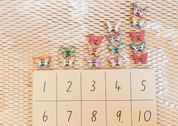 Tableau TENS numéroté en bois