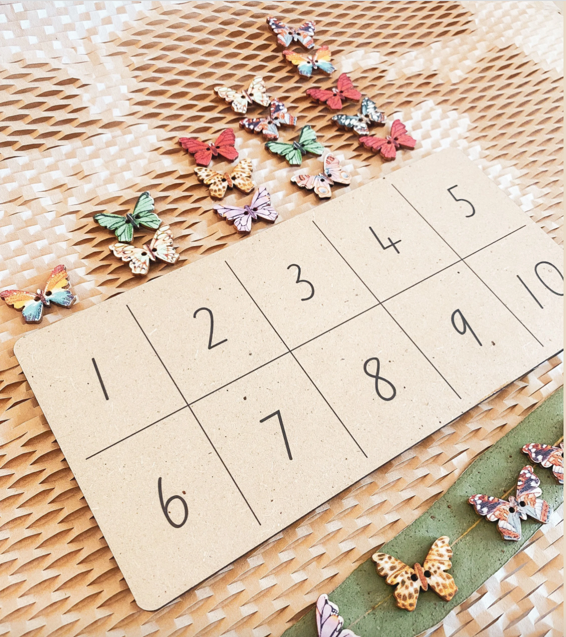 Tableau TENS numéroté en bois