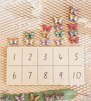 Tableau TENS numéroté en bois