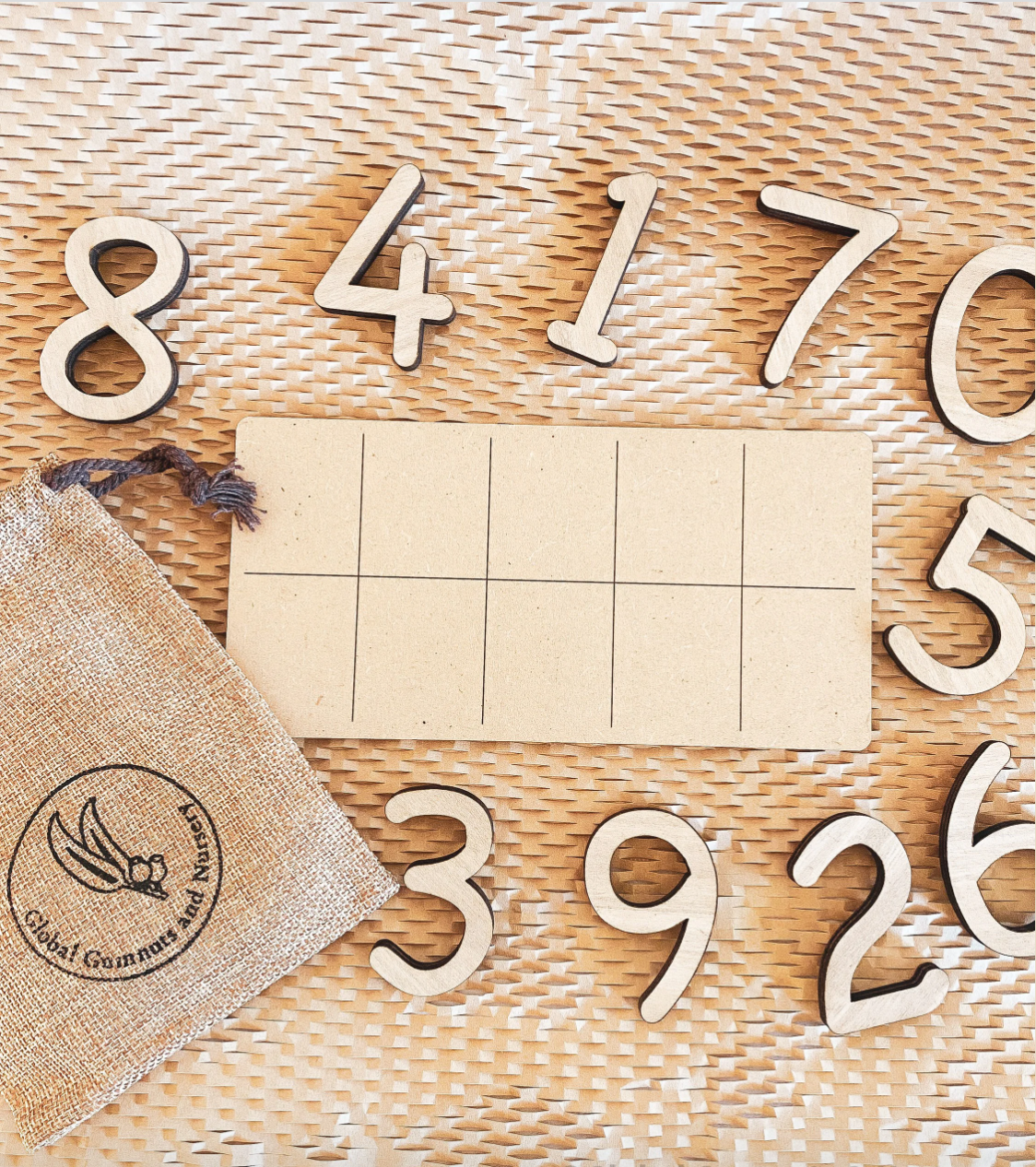 Tableau TENS numéroté en bois