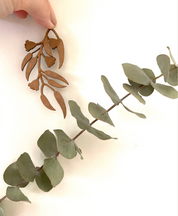 Feuille de gomme individuelle | Feuille laser | Embellissements laser de gomme à fleurs et de branches