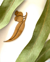 Hojas de eucalipto individuales | Hojas láser | Adornos láser de eucalipto y ramas en flor