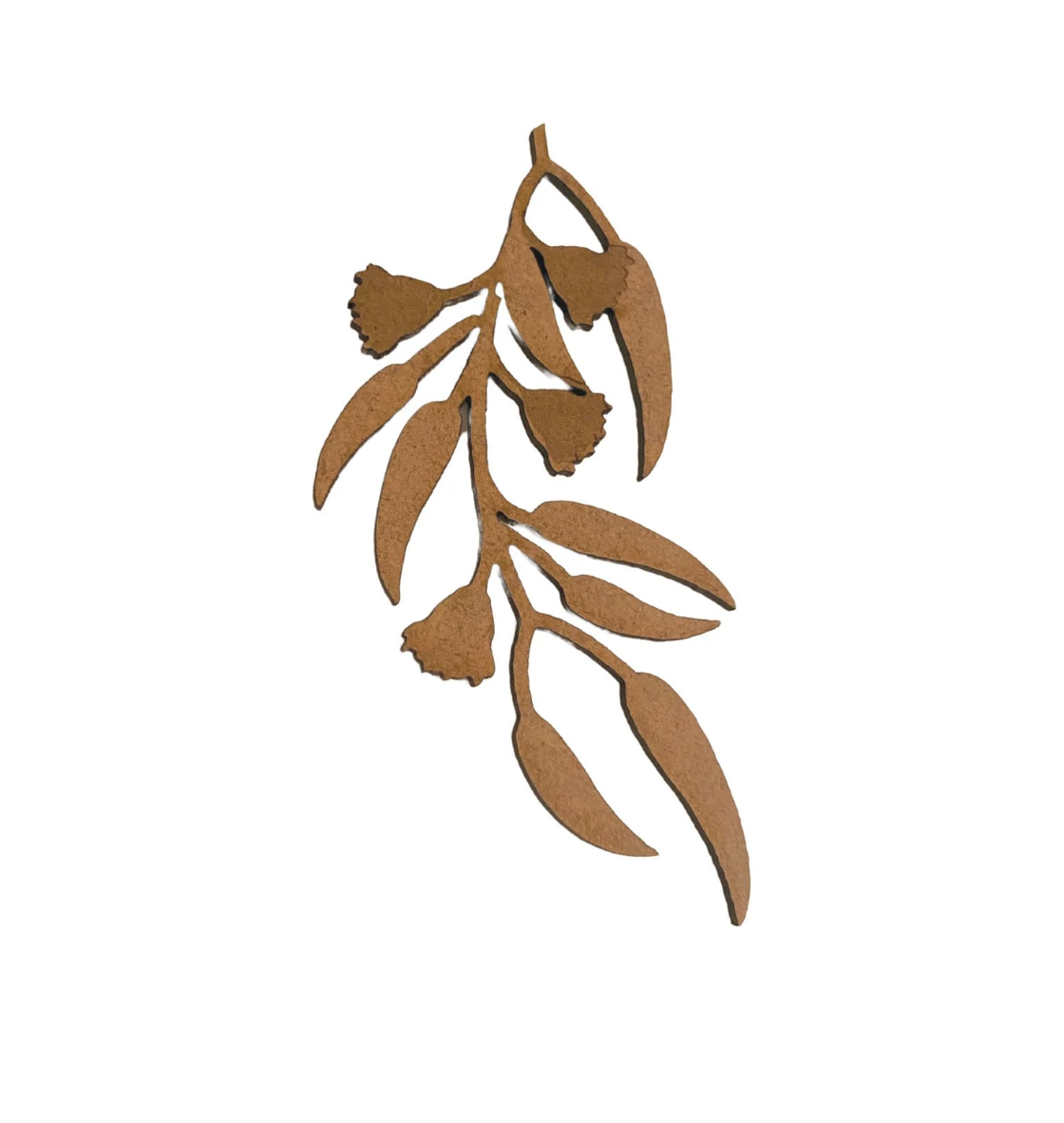 Feuille de gomme individuelle | Feuille laser | Embellissements laser de gomme à fleurs et de branches