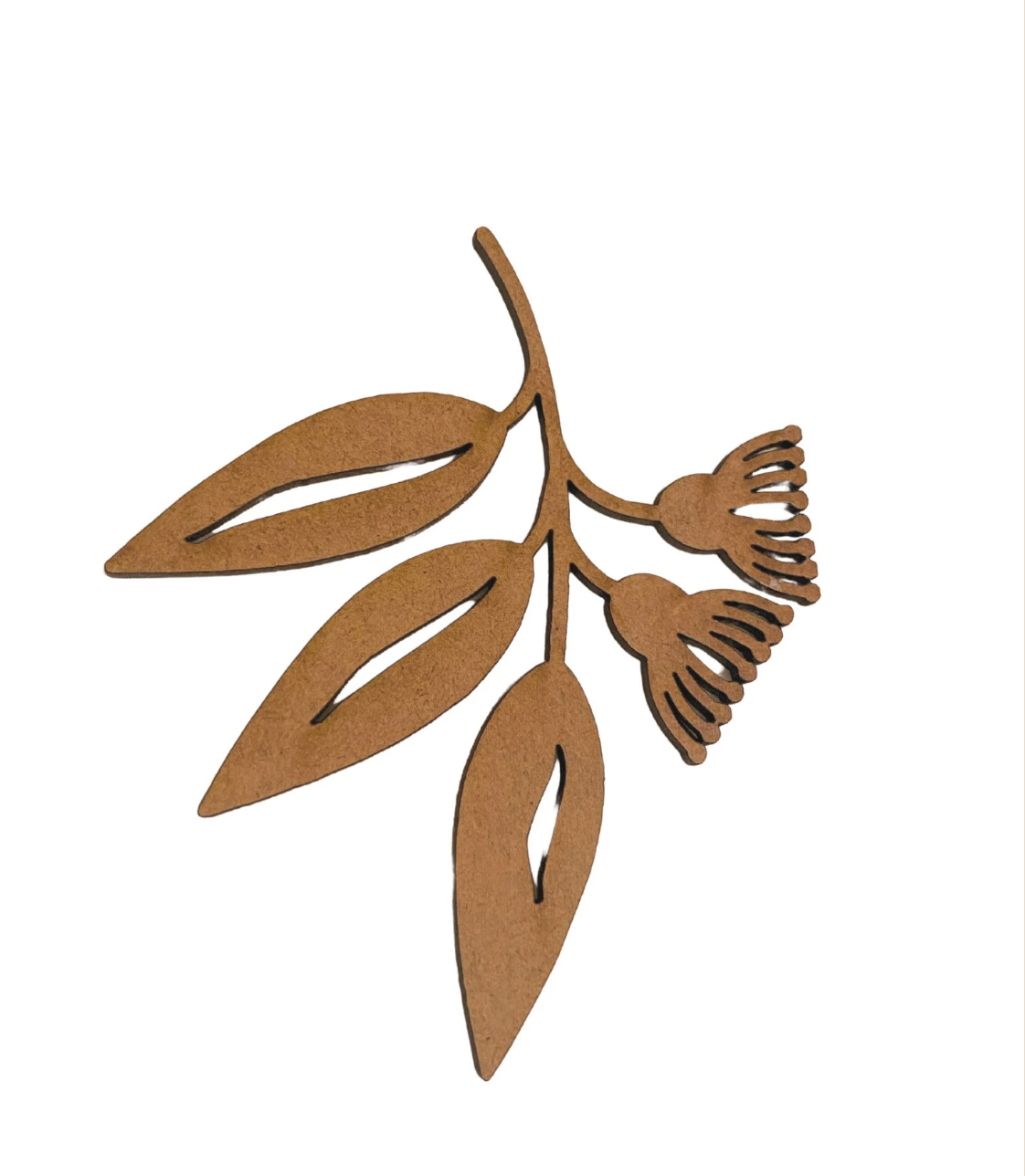 Feuille de gomme individuelle | Feuille laser | Embellissements laser de gomme à fleurs et de branches
