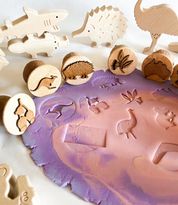 Australian Animal Gumnut Playdough Stamps