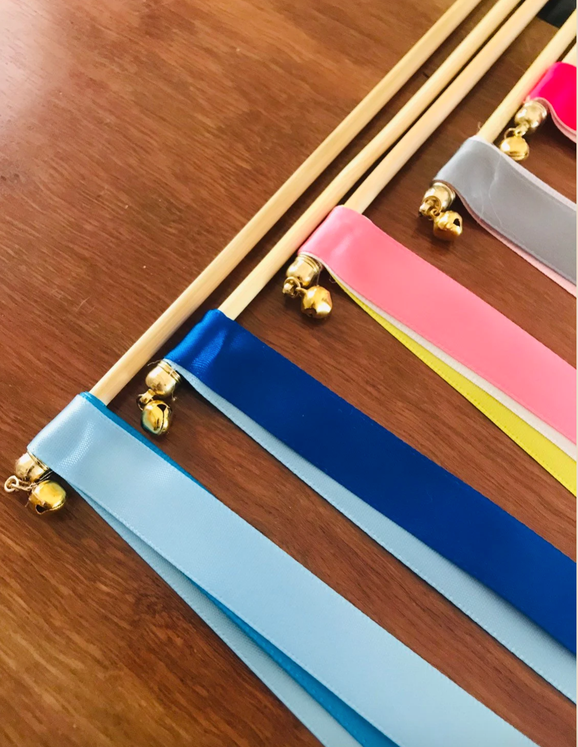 Multi Colour Dancing Ribbon Party Wands