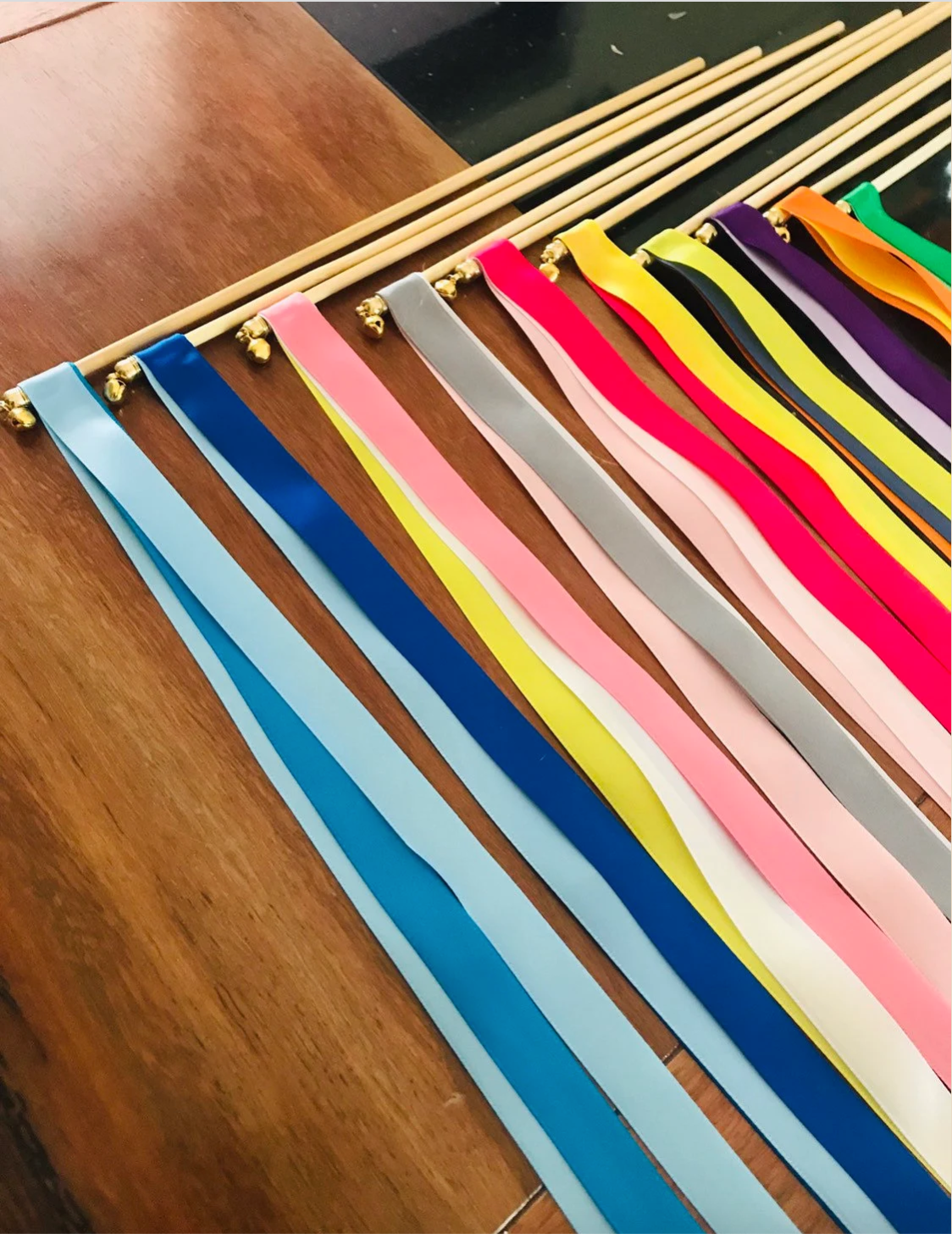 Multi Colour Dancing Ribbon Party Wands